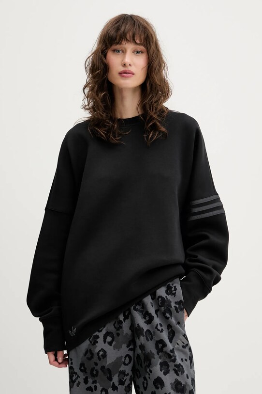 Кофта adidas Originals Neuclassics без капюшона чёрный JW7918