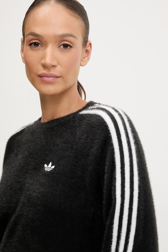 Sveter adidas Originals Holiday Sweater čierna JX7813
