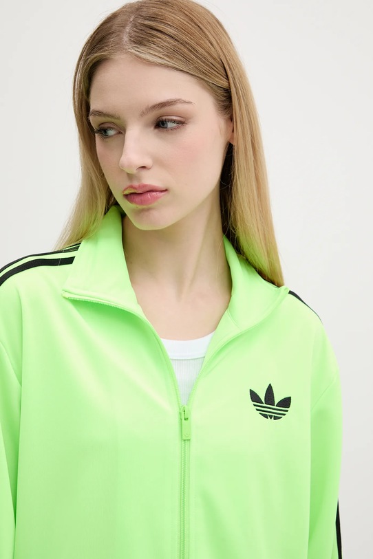 Суичър adidas Originals Firebird зелен JX7859