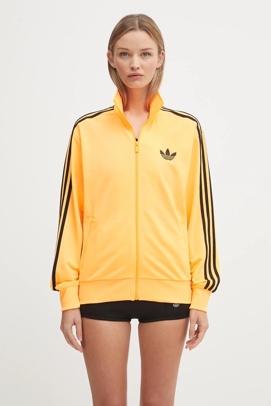 Dukserica adidas Originals Firebird natpis narančasta JX7862