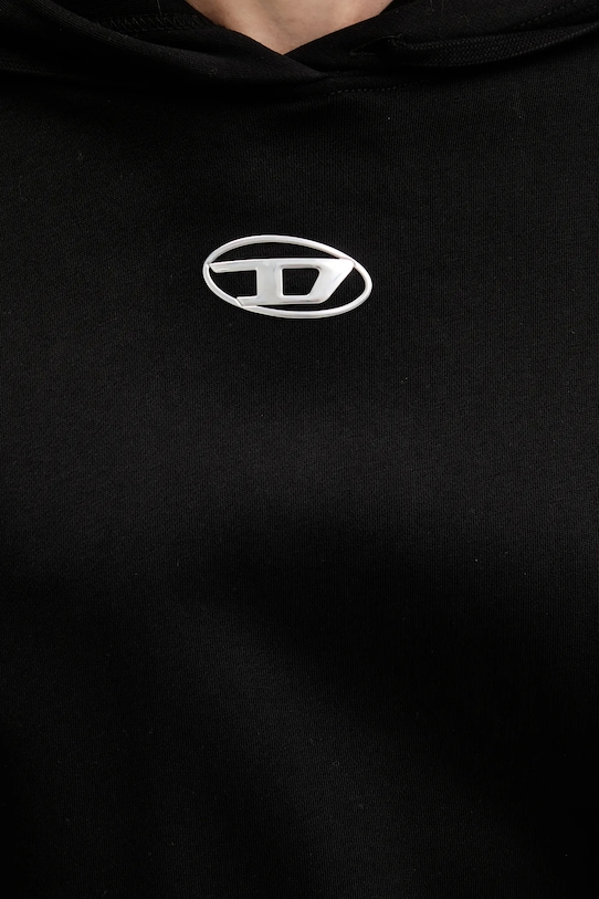 Diesel bluza bawełniana F-BUXT-HOOD-OD A19448.0BMBJ czarny