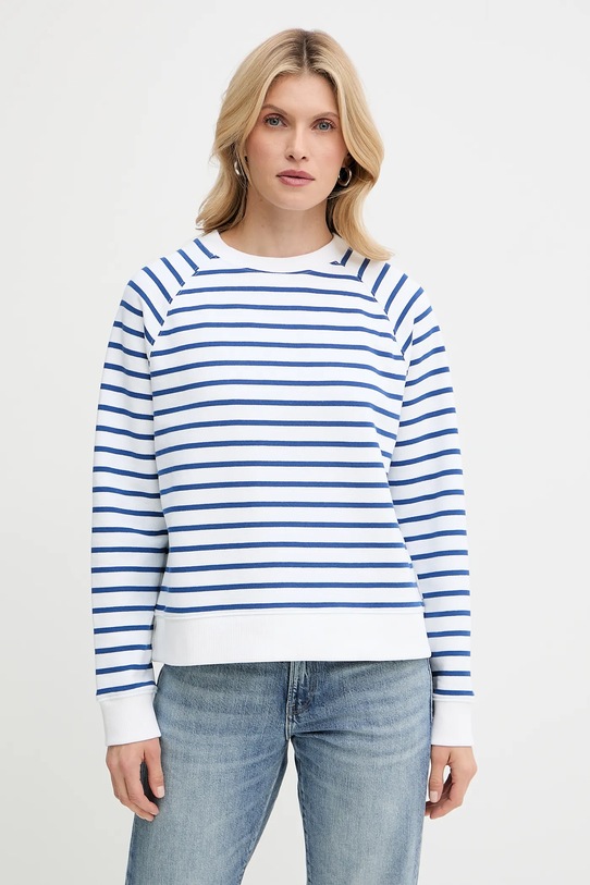 Marc O'Polo hanorac de bumbac cu modele albastru 5000006574