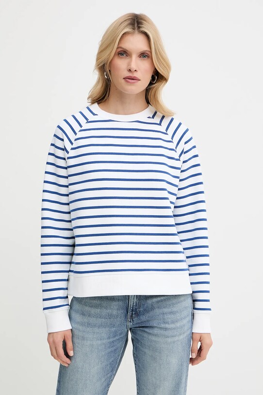 Marc O'Polo hanorac de bumbac cu modele bleumarin 5000006574