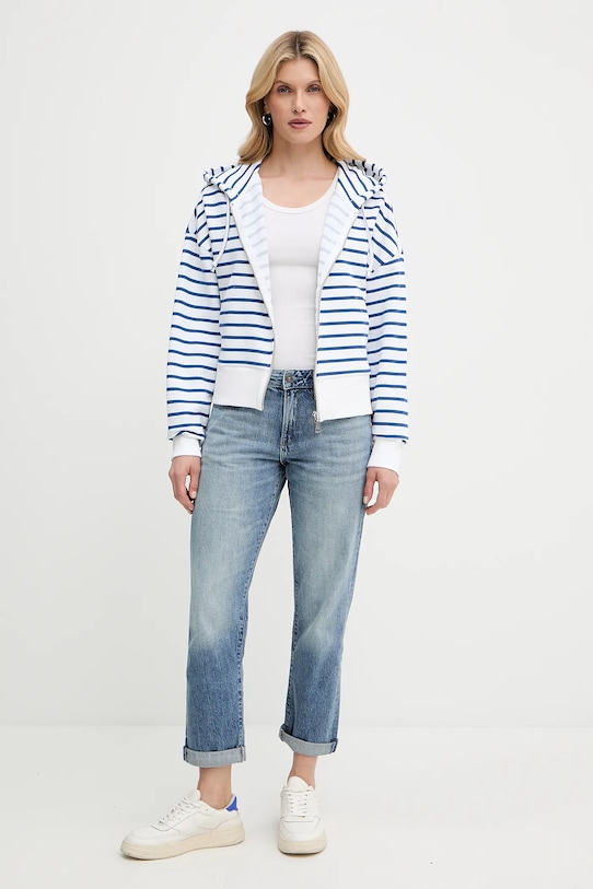 Marc O'Polo pamut melegítőfelső 5000006577 sötétkék AW25