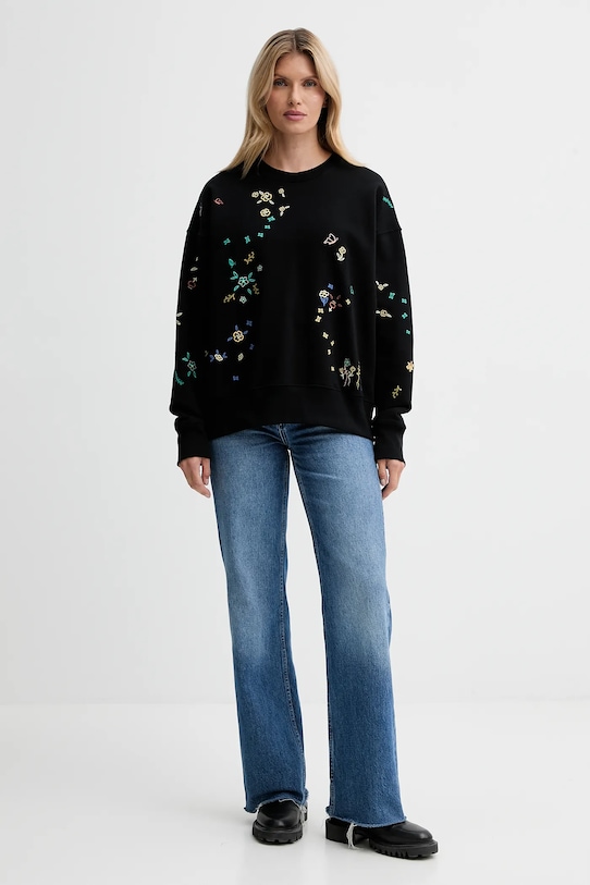 PS Paul Smith bluza bawełniana W2R.185V.TP5177 czarny AW25