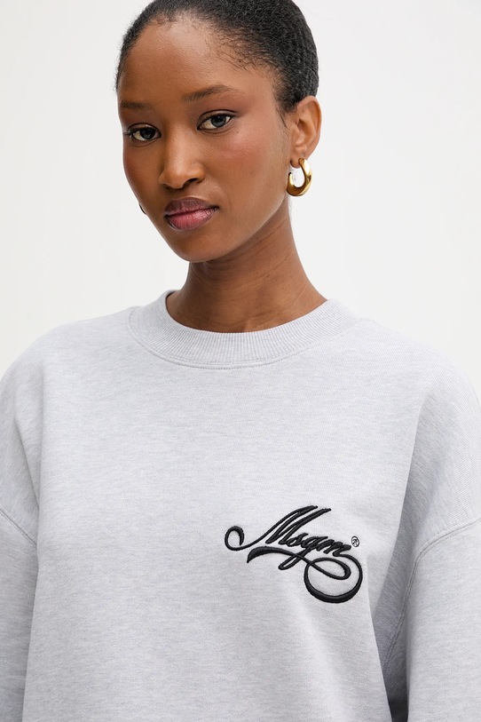 MSGM bluza bawełniana szary 3941MDM80.257793