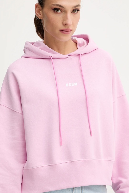 MSGM pamut melegítőfelső rózsaszín 3941MDM509.257799