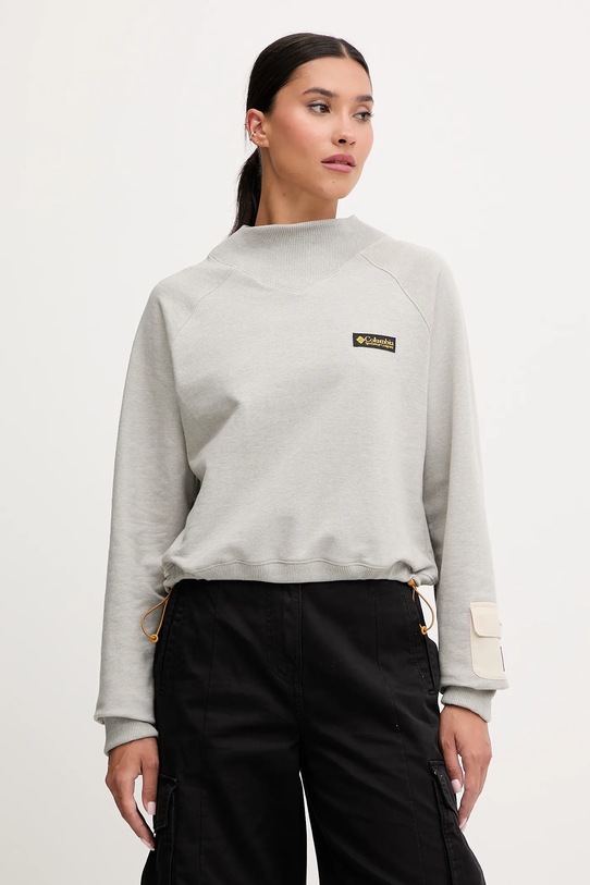 Columbia bluza bawełniana High Cascades bawełna szary 2136421