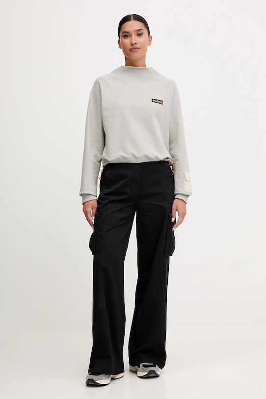 Columbia bluza bawełniana High Cascades 2136421 szary AW25