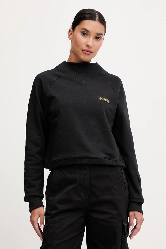 Columbia bluza bawełniana High Cascades bawełna czarny 2136421