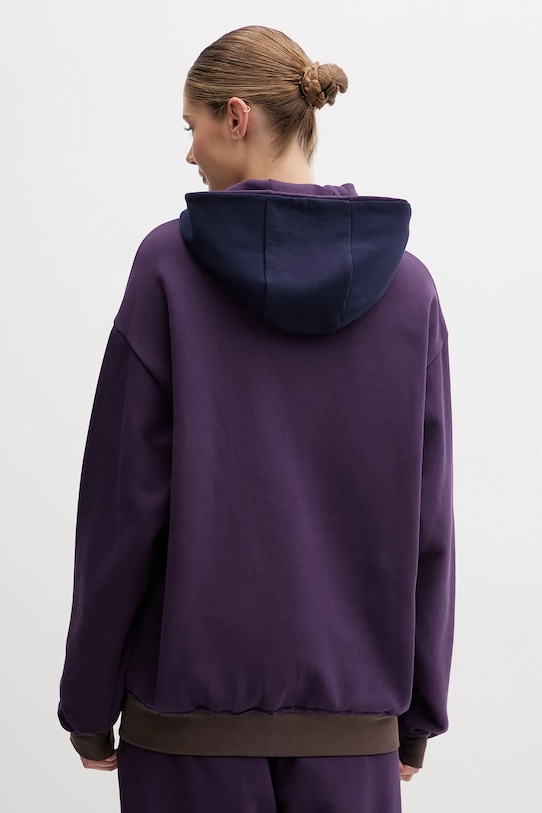 Двостороння кофта EA7 Emporio Armani фіолетовий AF10377.7X000156