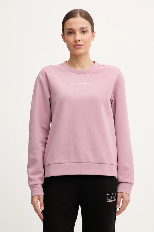 EA7 Emporio Armani bluza pozostałe różowy AF10443.7W000799