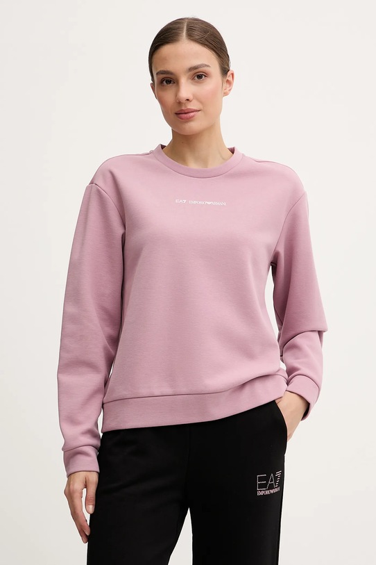 EA7 Emporio Armani bluza różowy AF10443.7W000799