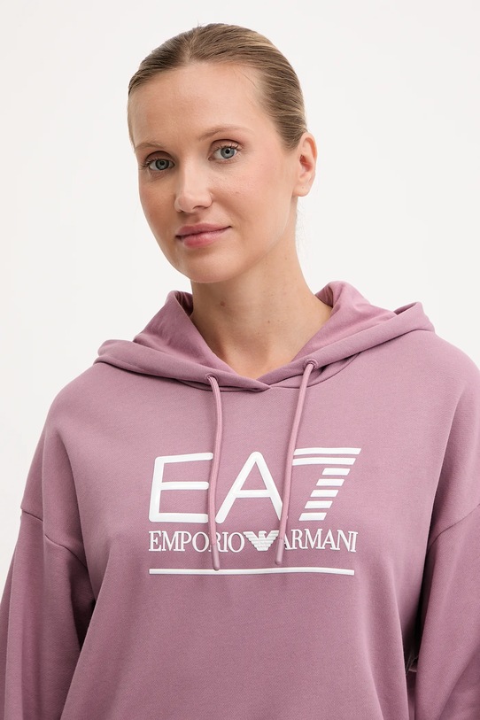 Mikina EA7 Emporio Armani růžová AF12473.7W000417