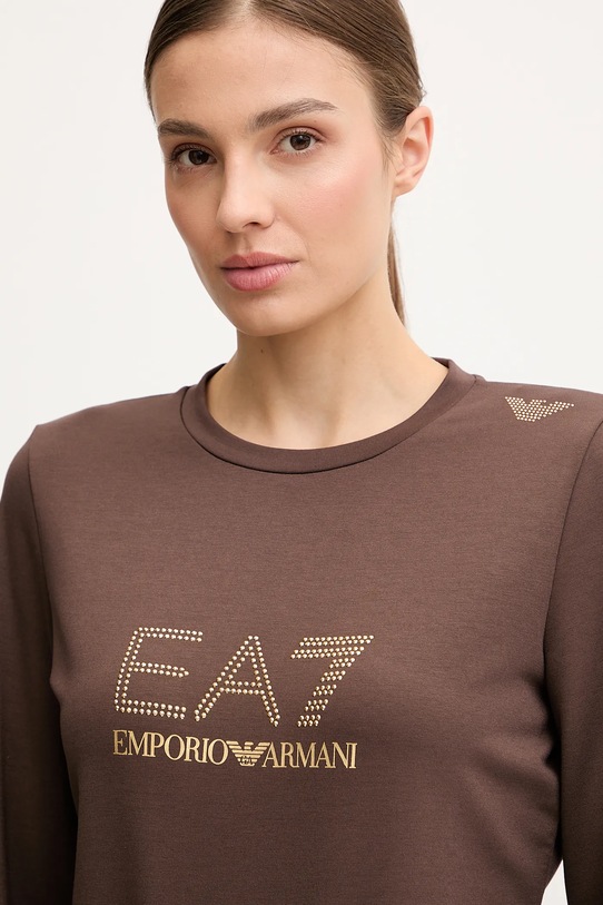 EA7 Emporio Armani bluza brązowy TJ9RZ.8NTM45