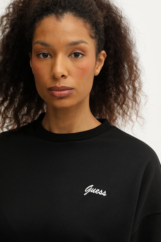 Guess bluza FABIA czarny V5BQ03.KCX22