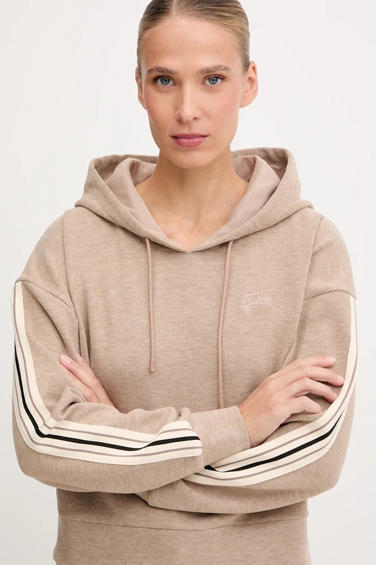 Кофта з вовною Guess MURIEL бежевий V5BQ14.KCX52