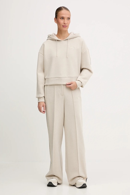 Guess bluza z domieszką wełny MURIEL V5BQ14.KCX52 beżowy NC25
