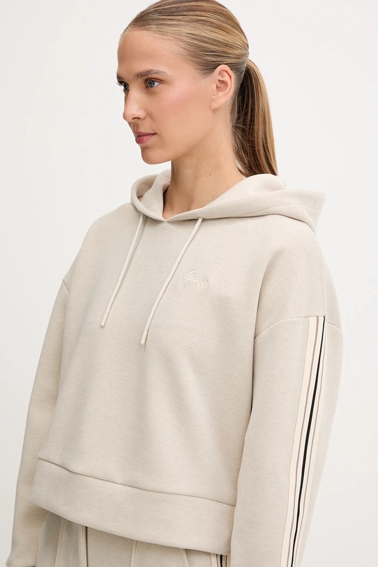 Guess bluza z domieszką wełny MURIEL beżowy V5BQ14.KCX52