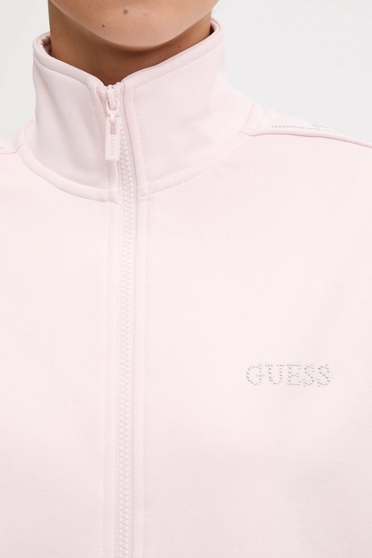Guess bluza OCTAVIA różowy V5BQ15.KCX22