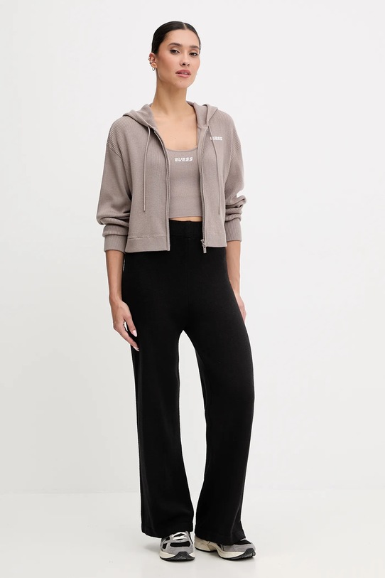 Guess bluza z domieszką wełny FLAMINIA V5BR05.Z3JD2 beżowy AW25