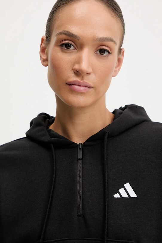 adidas felső Essentials 3-Stripes fekete JN1956