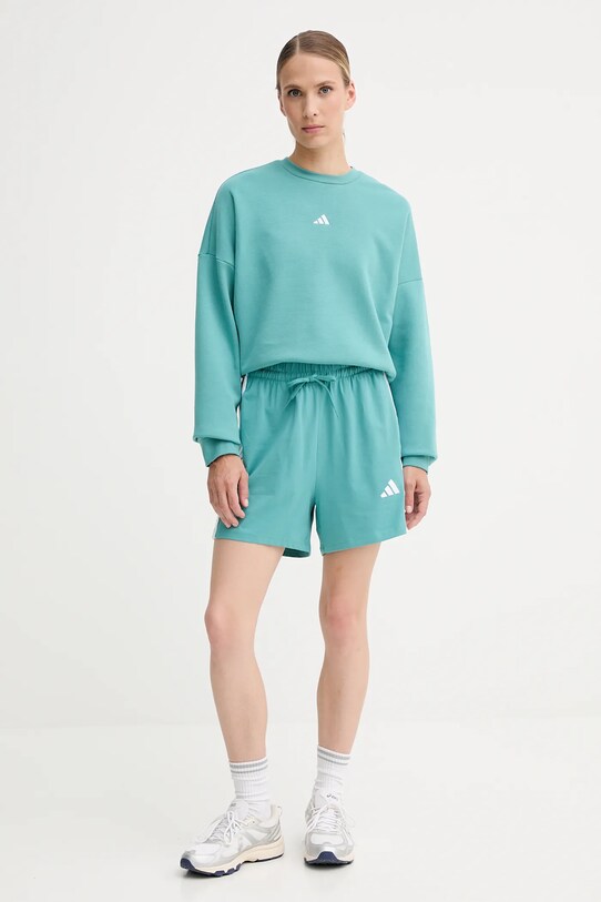 adidas bluza Essentials JV7299 turkusowy AW25
