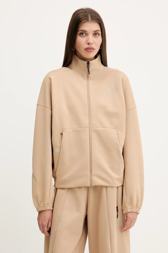 adidas bluza x Z.N.E pozostałe brązowy JW7776