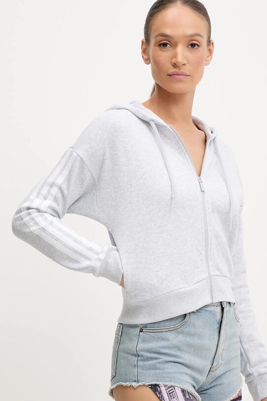 adidas felső 3-Stripes szürke JX7648