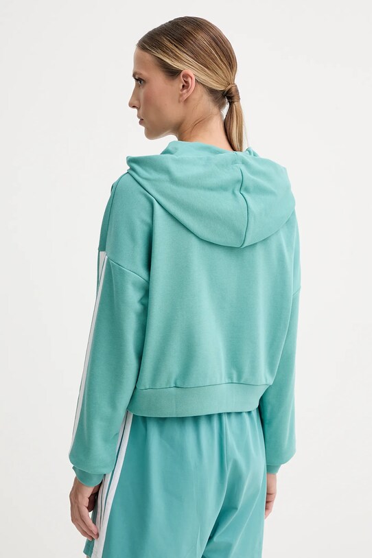 Odzież adidas bluza 3-Stripes JX7677 turkusowy