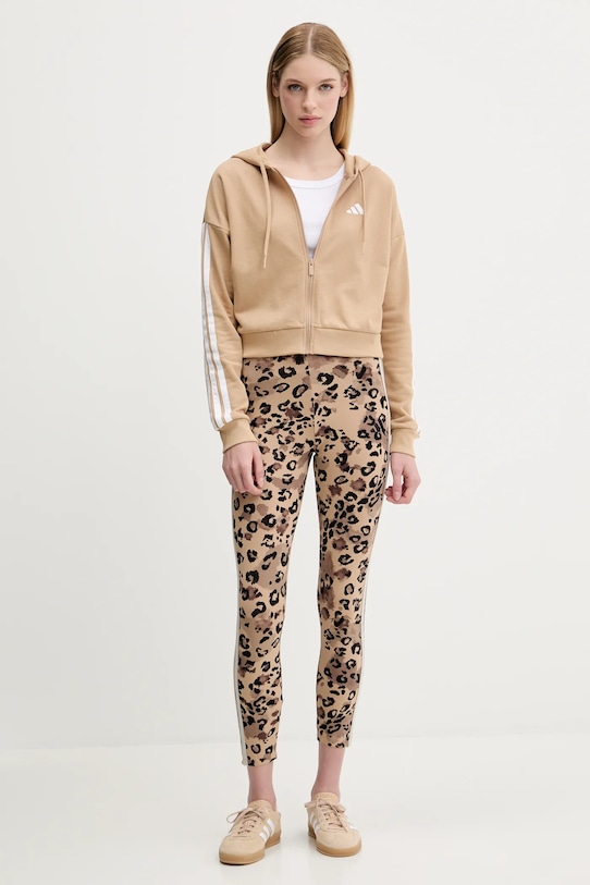 Суичър adidas 3-Stripes JY3133 бежов AW25