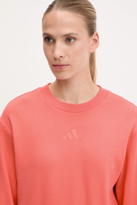 adidas bluza bawełniana All SZN pomarańczowy KD9775