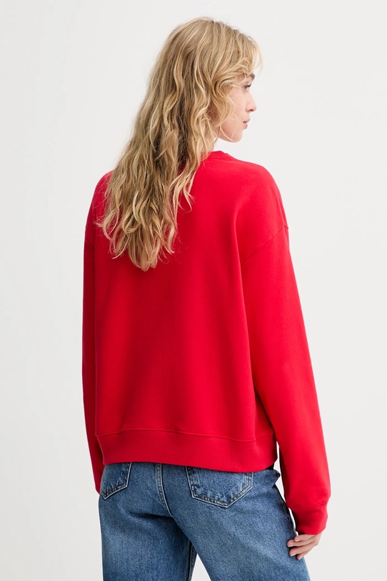 Oblečenie Bavlnená mikina Levi's 0002L.0011 červená