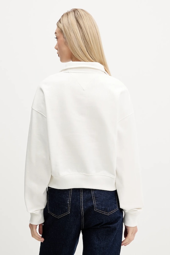 Îmbrăcăminte Tommy Jeans hanorac de bumbac DW0DW21589 bej