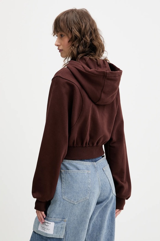 Odzież Tommy Jeans bluza bawełniana DW0DW21590 brązowy