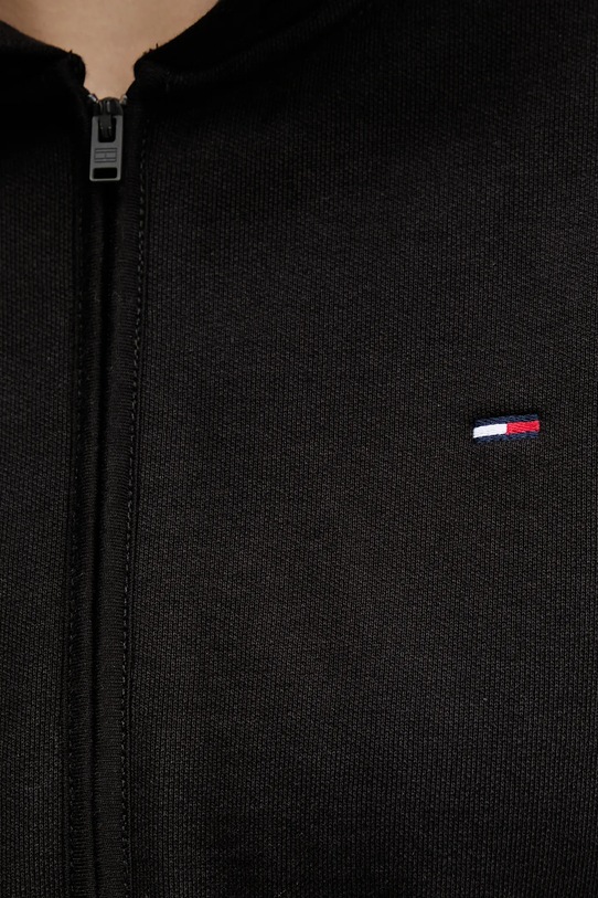 Хлопковая кофта Tommy Jeans DW0DW21590 чёрный