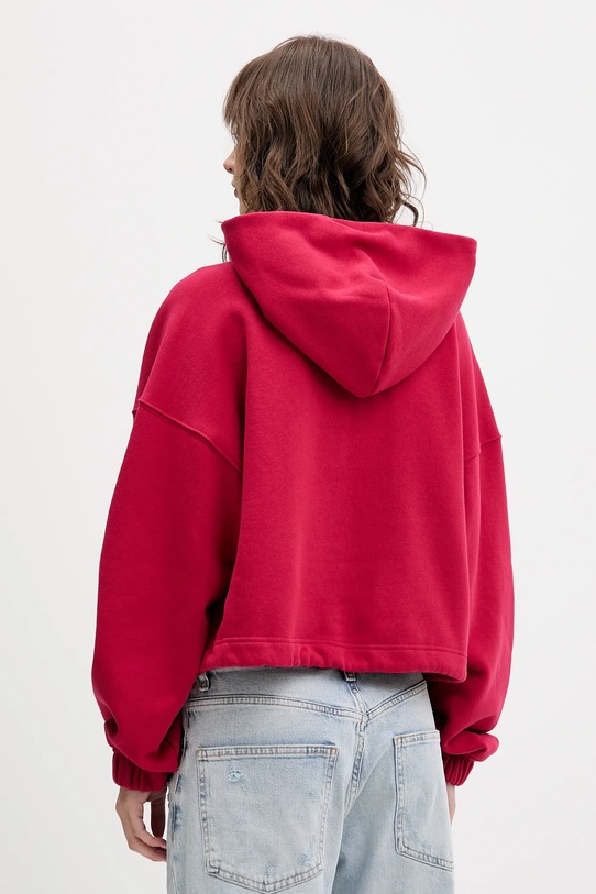Odzież Tommy Jeans bluza bawełniana DW0DW21607 różowy