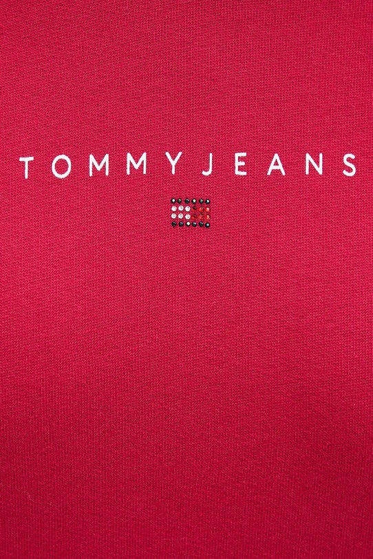 Tommy Jeans bluza bawełniana DW0DW21607 różowy
