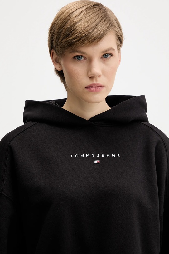 Tommy Jeans bluza bawełniana czarny DW0DW21607