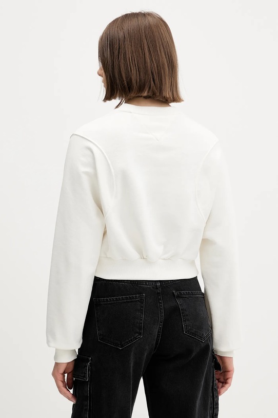 Odzież Tommy Jeans bluza bawełniana DW0DW21831 beżowy