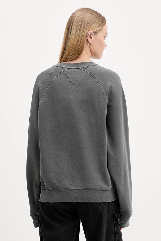 Ρούχα Βαμβακερή μπλούζα Tommy Jeans DW0DW21959 γκρί