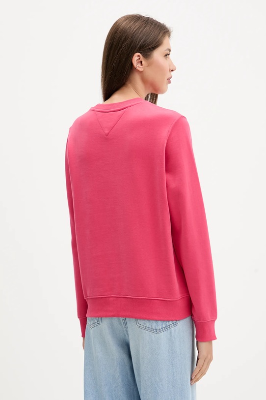Odzież Tommy Jeans bluza bawełniana DW0DW21960 różowy