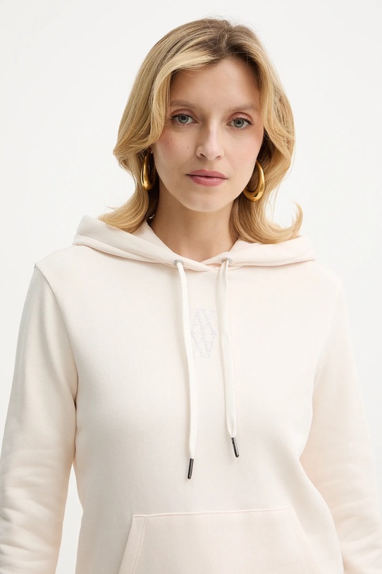 Bavlněná mikina Armani Exchange béžová XW000983.AF14284