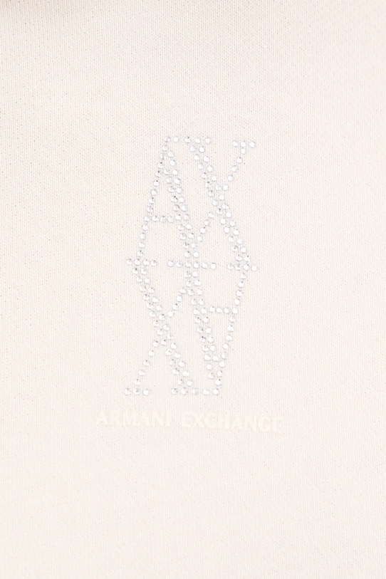 Armani Exchange felpa in cotone XW000983.AF14284 beige