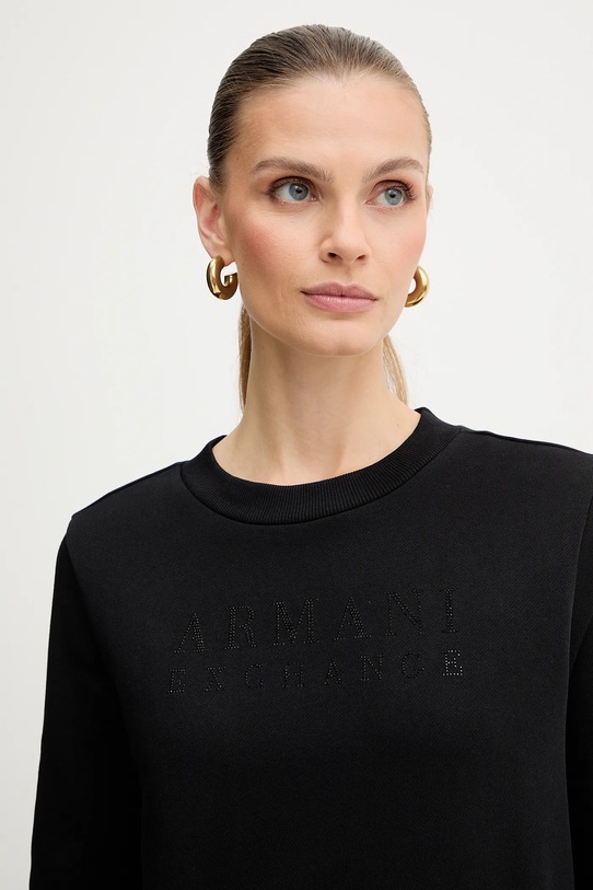 Pamučna dukserica Armani Exchange crna XW000985.AF14284
