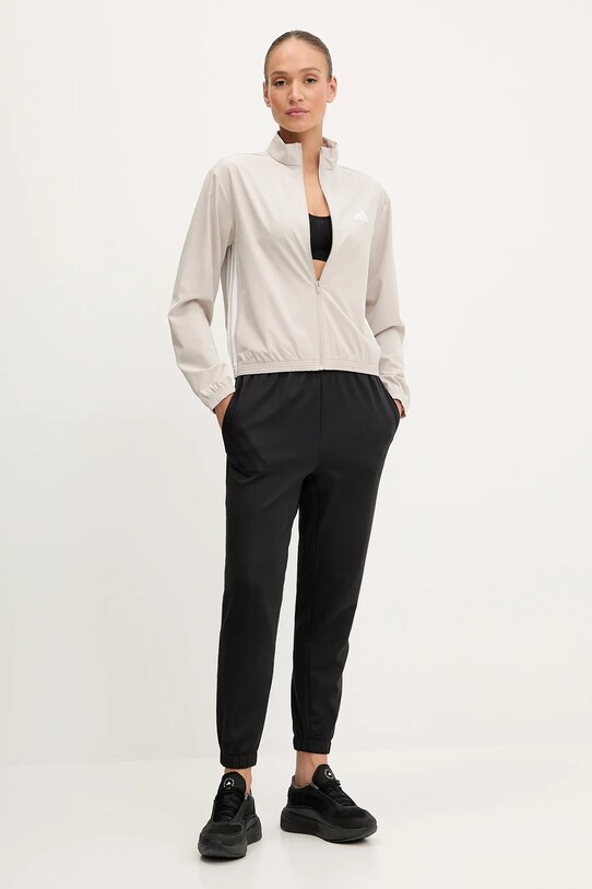 adidas Performance bluza treningowa Train Essentials JE6173 beżowy AW25
