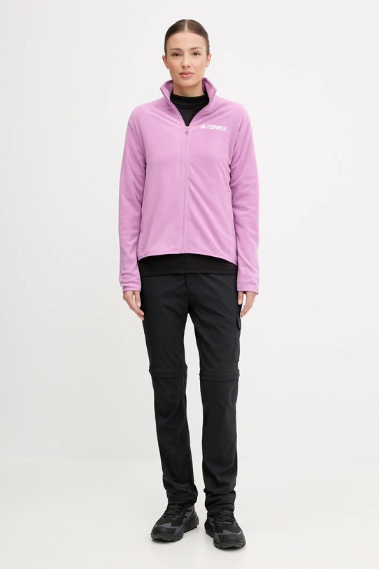 Φούτερ εξωτερικού χώρου adidas TERREX Multi Essentials JM3113 μωβ AW25