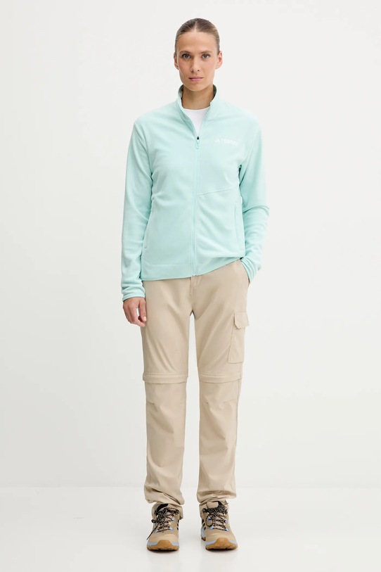 Φούτερ εξωτερικού χώρου adidas TERREX Multi JN0993 τιρκουάζ AW25