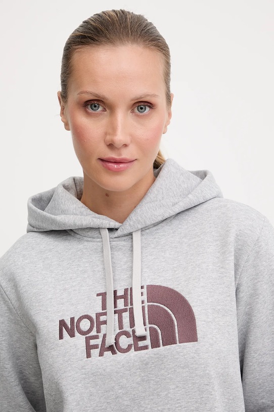 Μπλούζα The North Face Drew Peak γκρί NF0A89EHFB31