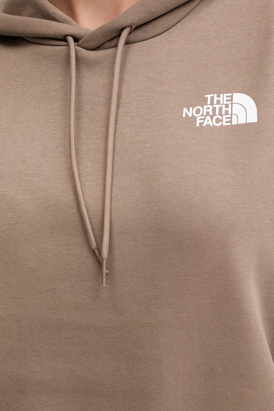 Μπλούζα The North Face Simple Dome NF0A89EYBOW1 καφέ